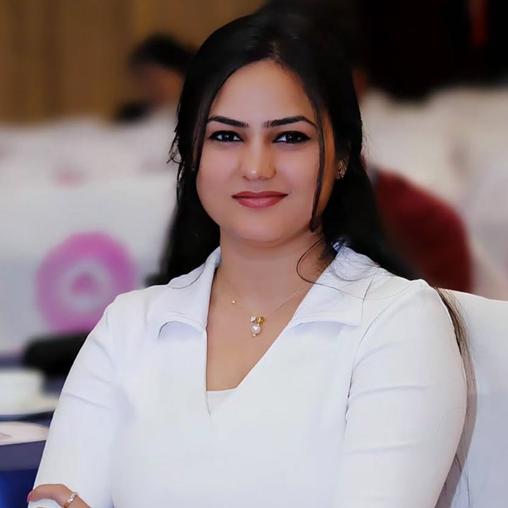 Portrait of Ms. Aanchal Saini, Senior and chief embryologist at Mysuru Fertility Centre